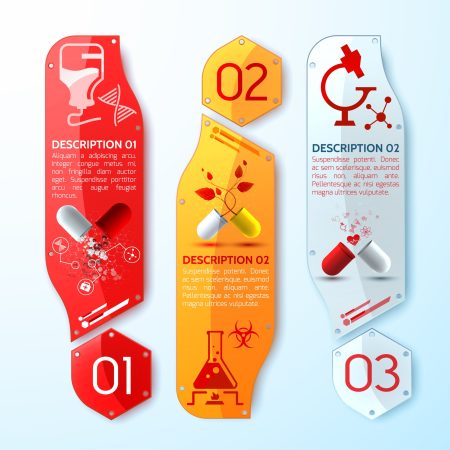 Medical banners set. Design concept. Design concept. Vector Illustration, eps 10, contains transparencies.
